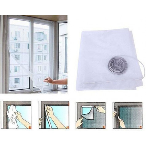 Nastavitelná síť do okna 130x150cm ~ 2