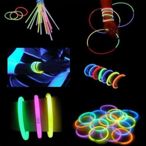 Lightstick Svítící náramky 100ks - mix barev ~ 2