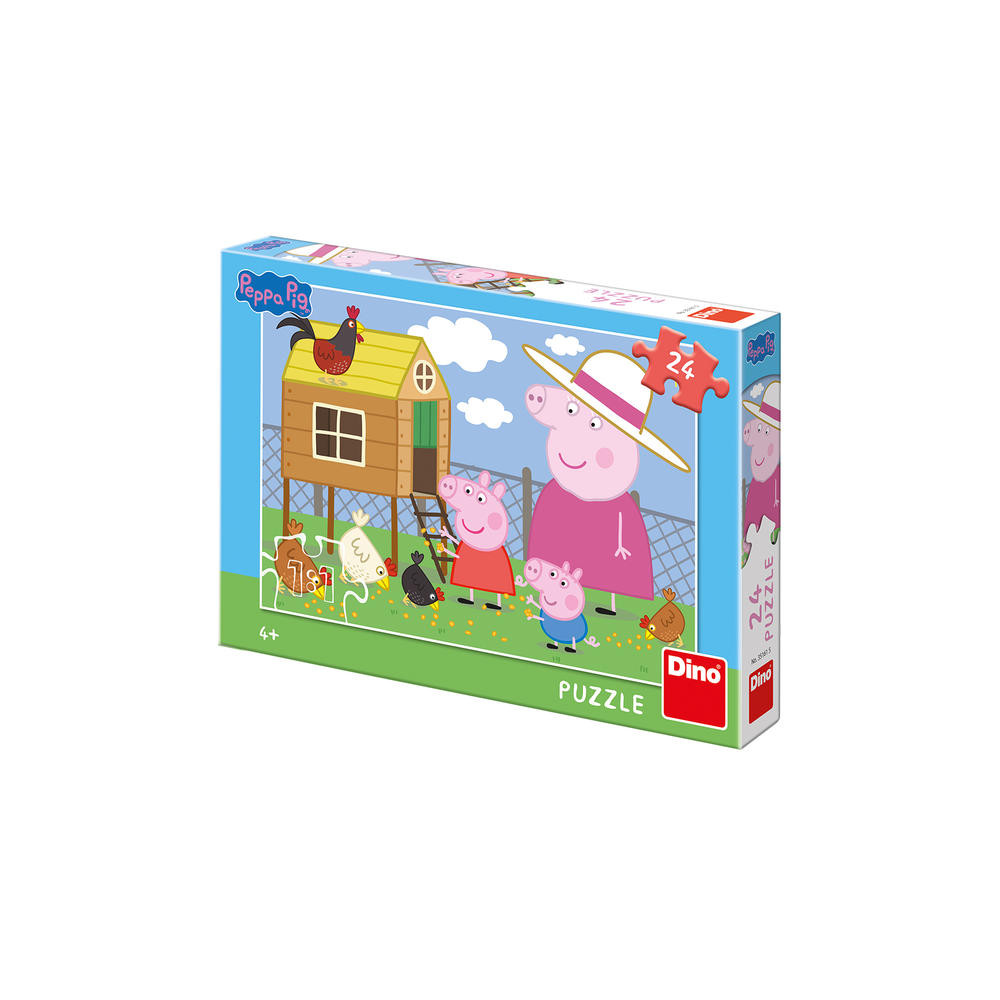 Dino Peppa Pig Prasátko Pepina: Slepičky puzzle 24 dílků