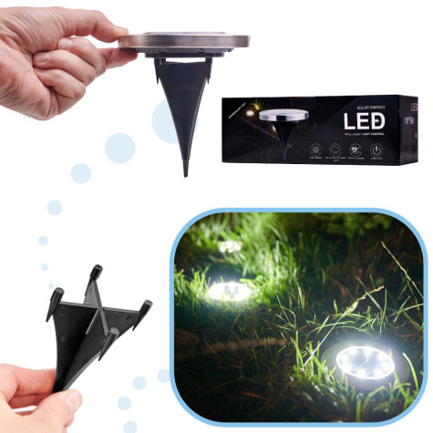 Solární zahradní pozemní LED lampa 12 ks ~ 2