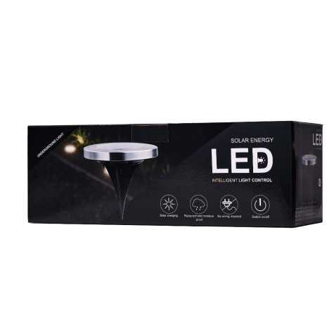 Solární zahradní pozemní LED lampa 12 ks ~ 7
