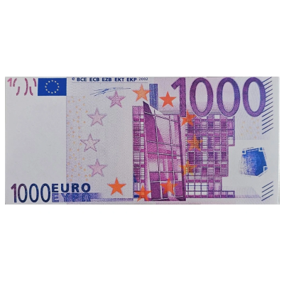 Fikar Čokoládová eurobankovka 1000 Euro 40 g