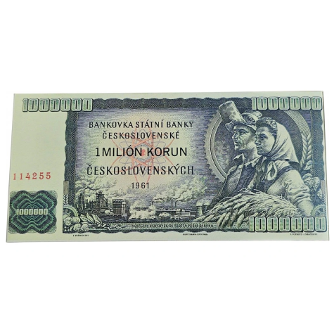Fikar Čokoládová bankovka 1.000.000 Kčs 40 g ~ 1