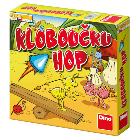Dino Kloboučku hop dětská hra