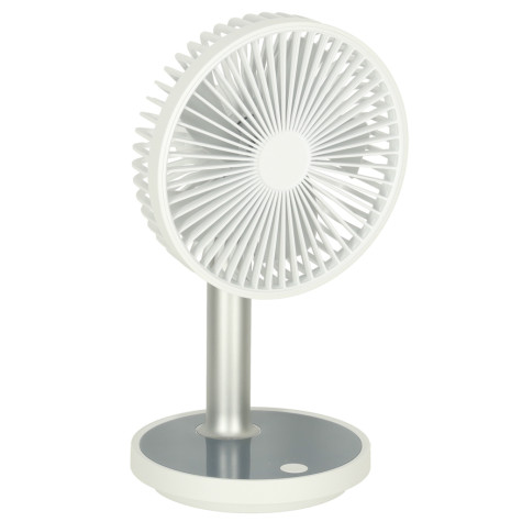 KIK Stojanový ventilátor na noze bílý ~ 1