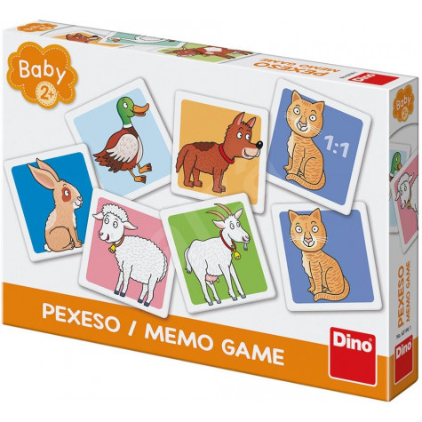 Dino Domácí zvířátka baby pexeso ~ 1