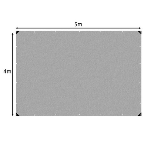 Krycí plachta s kovovými oky 4x5m Gardlov 24653 ~ 2
