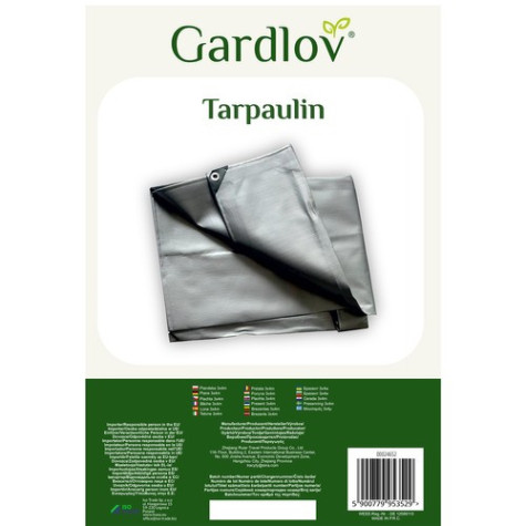 Krycí plachta s kovovými oky 3x4m Gardlov 24652 ~ 11