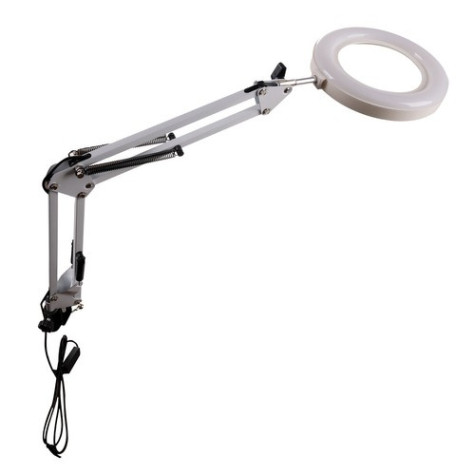 Multifunkční lampa s lupou - bílá Izoxis 23894 ~ 9