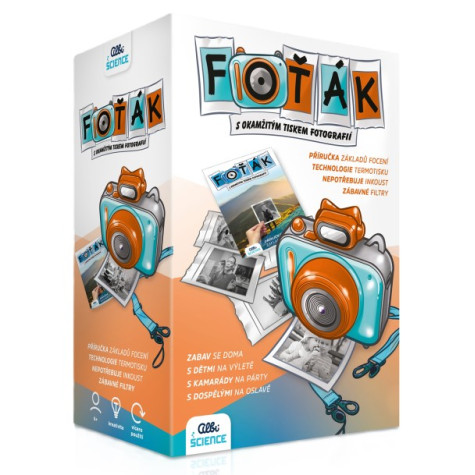 Albi Science Modrý foťák s termotiskem ~ 1