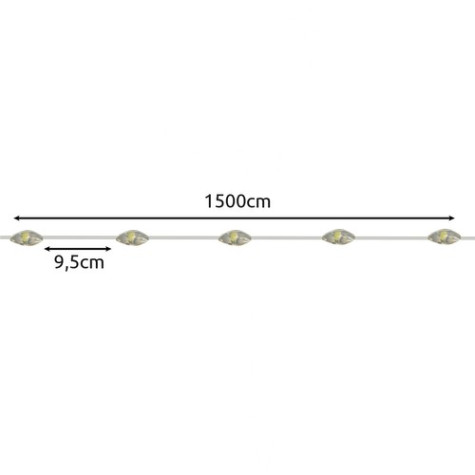 Solární světelný řetěz 15m Gardlov 24007 ~ 5