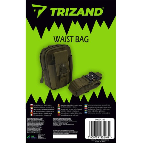Taktická taška s opaskem zelená Trizand 24322 ~ 13