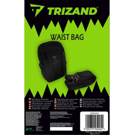 Taktická taška s opaskem černá Trizand 24321 ~ 14