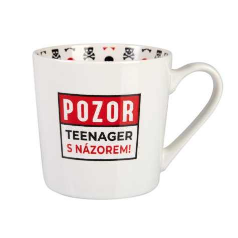 Albi Hrnek s potiskem 380 ml - Pozor teenager ~ 1