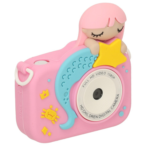 KIK Digitální fotoaparát pro děti 1GB Mořská panna ~ 2