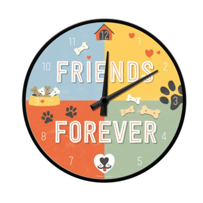 Nekupto Nástěnné hodiny Friends Forever