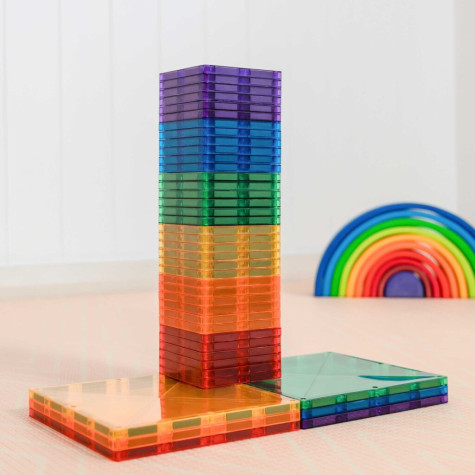 CONNETIX Rainbow Square Pack 42 dílů ~ 4