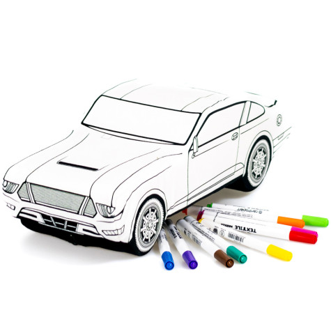Plyšový Mustang na vybarvení ~ 4