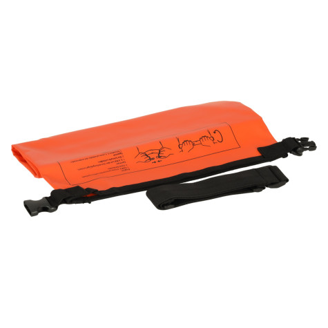 Nafukovací vodotěsný vak 15 L oranžový ~ 3