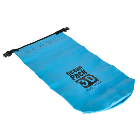 Nafukovací vodotěsný vak 30 L modrý ~ 4