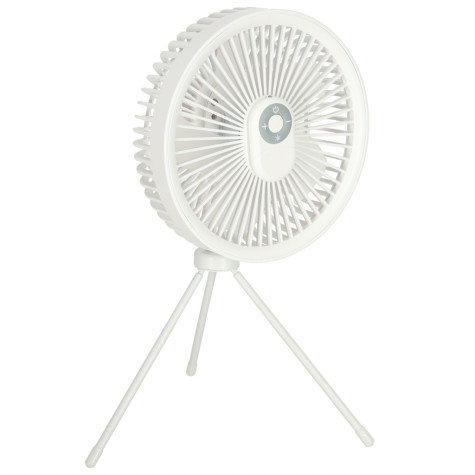 KIK Mini stolní ventilátor bílý ~ 1