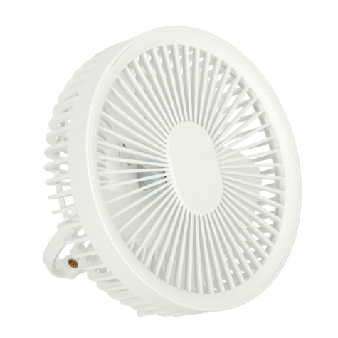 KIK Mini stolní ventilátor bílý ~ 7