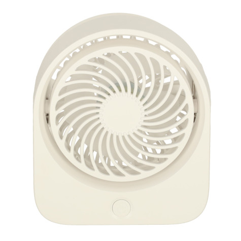 KIK Mini stolní ventilátor s klipem USB bílý ~ 7