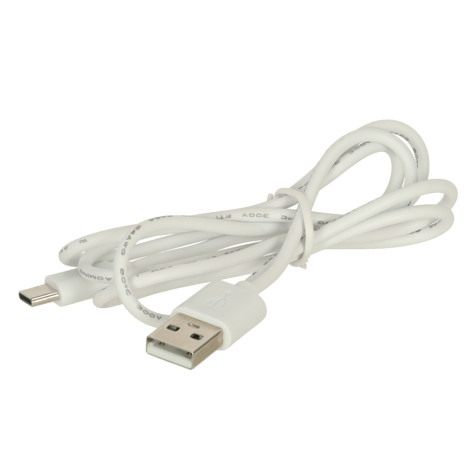 KIK Mini stolní ventilátor s klipem USB bílý ~ 10
