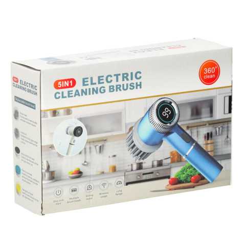 Elektrický čistíčí kartáč 5v1 stříbrný ~ 14