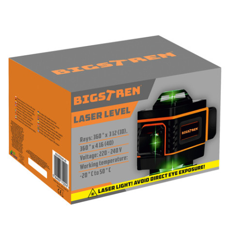 4D Křížový nivelační laser 16 liniový Bigstren 18763 ~ 14