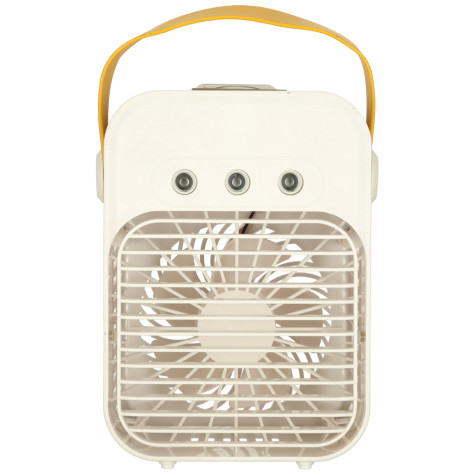 KIK Přenosný stolní multifunkční ventilátor bílý ~ 4
