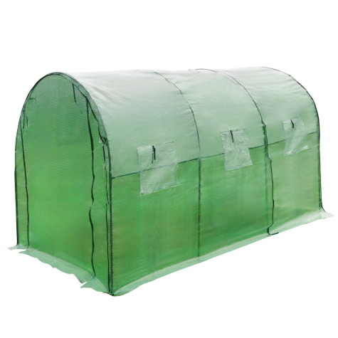 KIK Fóliový tunelový zahradní skleník 3x2x2m ~ 2