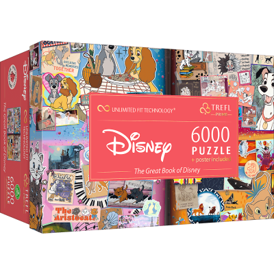 TREFL Puzzle UFT Velká kniha Disney 6000 dílků