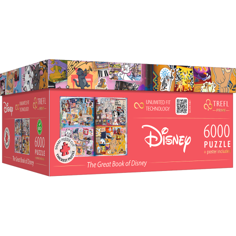 TREFL Puzzle UFT Velká kniha Disney 6000 dílků ~ 3