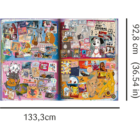 TREFL Puzzle UFT Velká kniha Disney 6000 dílků ~ 4