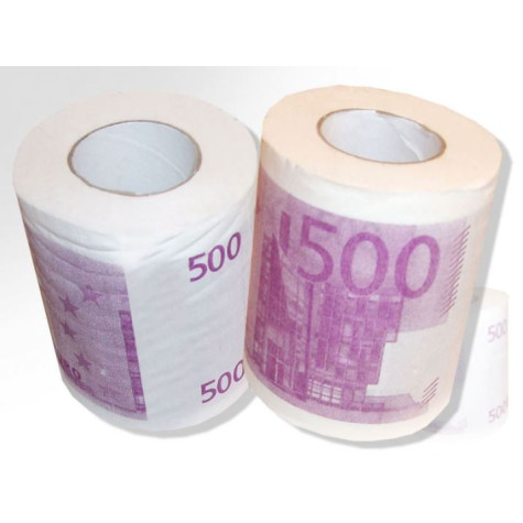 Toaletní papír - 500 Euro fialový ~ 1