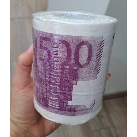 Toaletní papír - 500 Euro fialový ~ 2