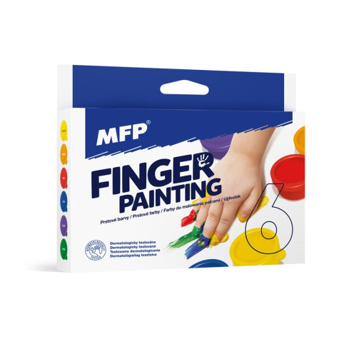 MFP Barvy prstové 6 ks barev 30ml ~ 1