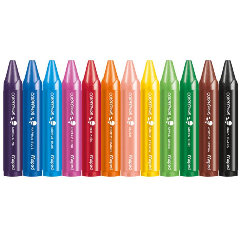Maped Trojhranné voskovky Color'Peps Jumbo 12 ks ~ 3