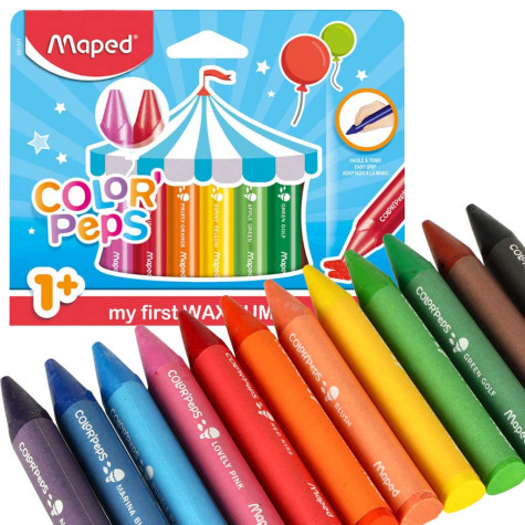 Maped Trojhranné voskovky Color'Peps Jumbo 12 ks ~ 1