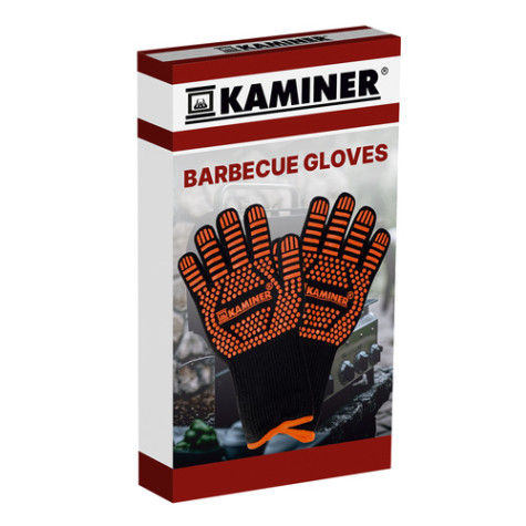 Tepelně odolné grilovací rukavice Kaminer 25416 ~ 3
