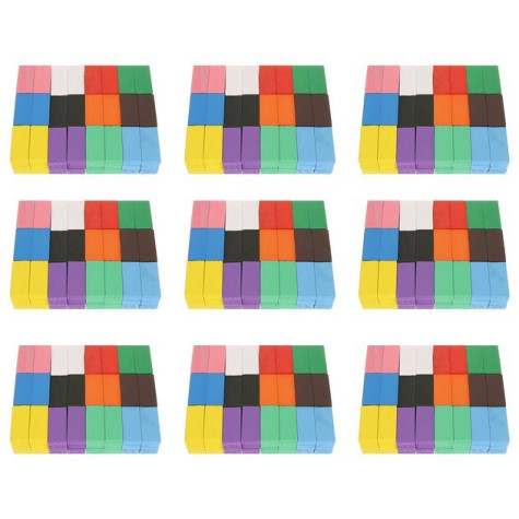 Dřevěné domino barevné 1080 ks Kruzzel 9397 ~ 8