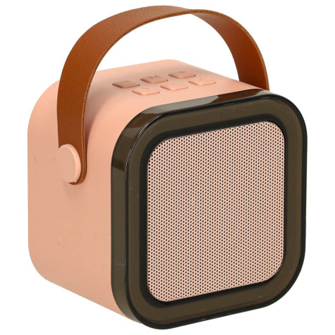 KIK Karaoke bluetooth reproduktor bezdrátový - růžový ~ 3