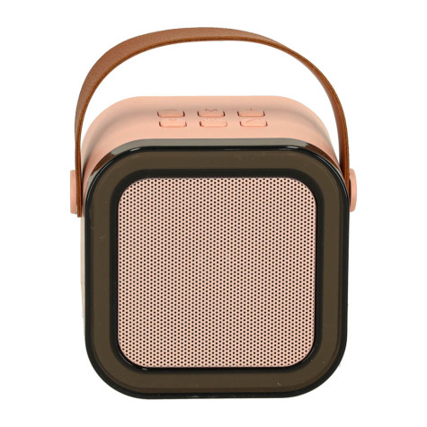 KIK Karaoke bluetooth reproduktor bezdrátový - růžový ~ 4