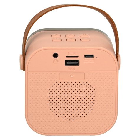 KIK Karaoke bluetooth reproduktor bezdrátový - růžový ~ 5