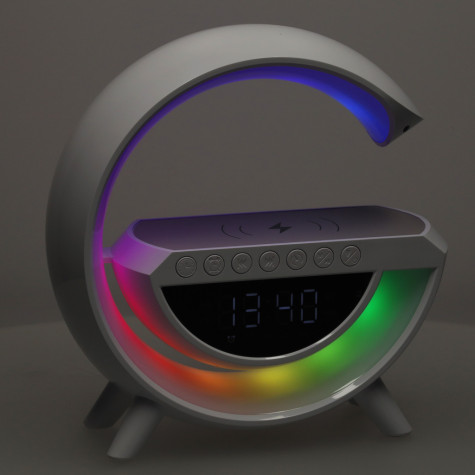 KIK Multifunkční LED světlo s bezdrátovou nabíječkou - bílé ~ 7