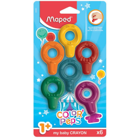 Maped Plastové pastelky Color'Peps Baby crayon 6 ks ~ 1