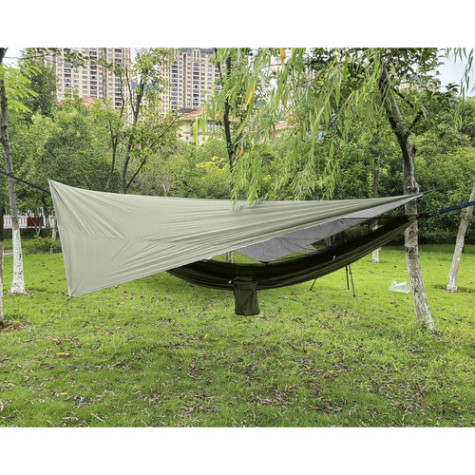 Turistická houpací síť s plachtou a moskytiérou 260x140 cm Trizand 25364 ~ 2