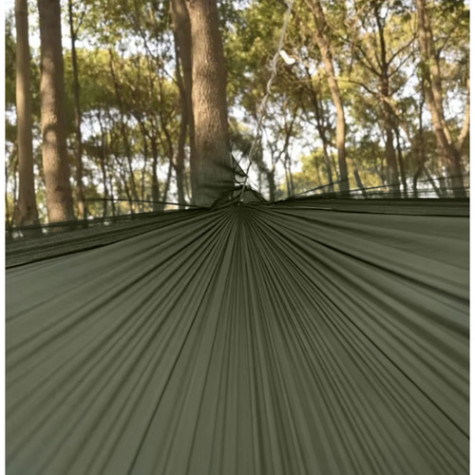 Turistická houpací síť s plachtou a moskytiérou 260x140 cm Trizand 25364 ~ 4