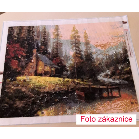 Diamantové malování - les ~ 7